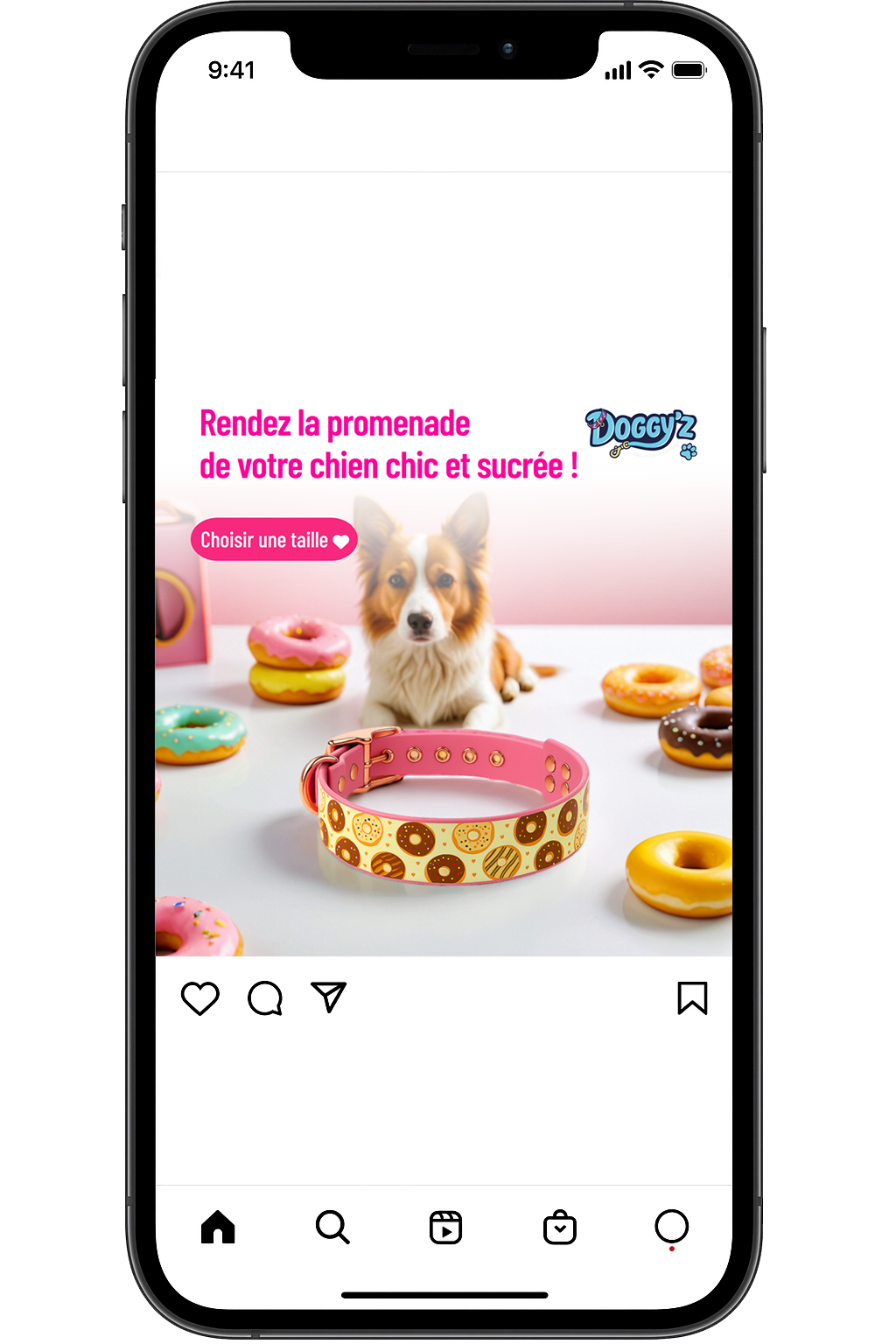 Social Ads Collier chien